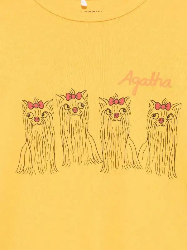 Mini Rodini - Блузи - Agatha Dogs T-Shirt - Love|Labels