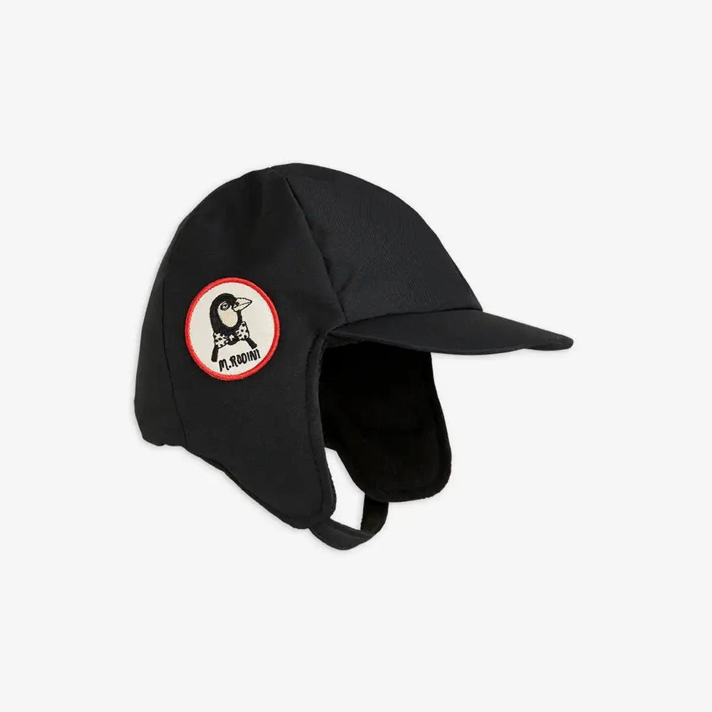 Mini Rodini - Аксесоари - Шапки - Alaska Black Cap - Love|Labels
