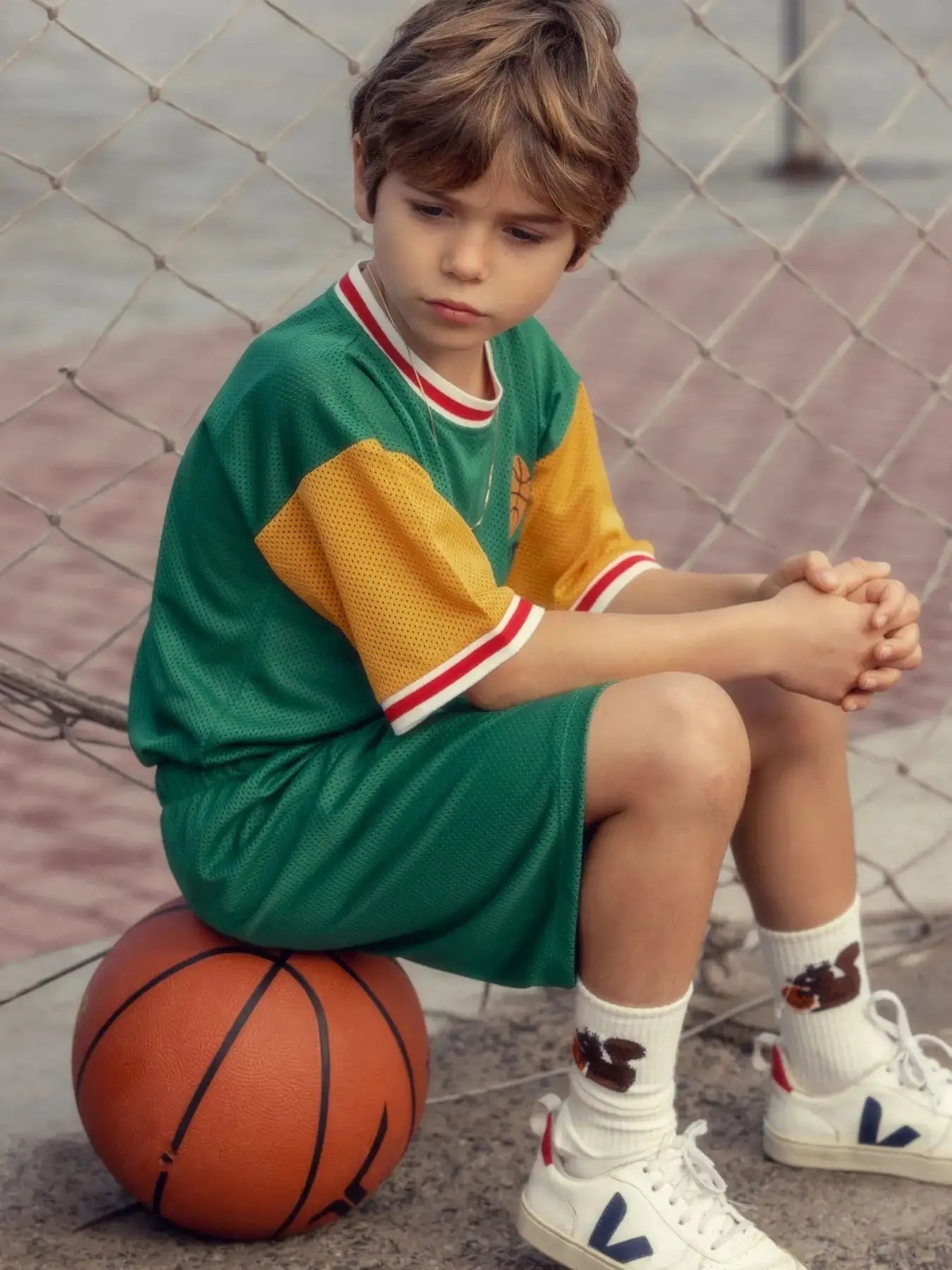 Mini Rodini - Шорти - Basketball Mesh Shorts - Love|Labels