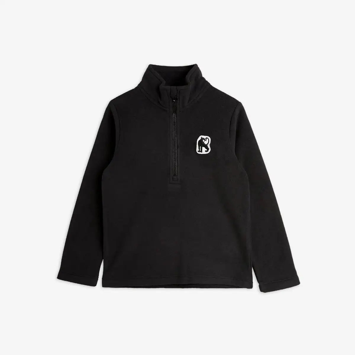 Mini Rodini - Блузи - Black Microfleece Top - Love|Labels