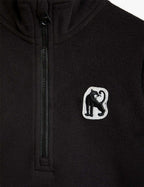 Mini Rodini - Блузи - Black Microfleece Top - Love|Labels