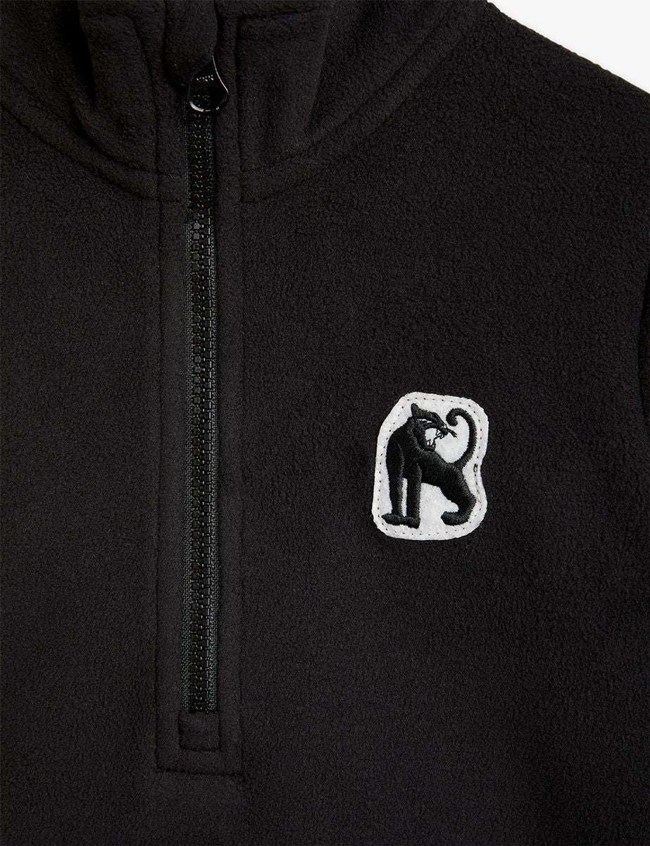 Mini Rodini - Блузи - Black Microfleece Top - Love|Labels