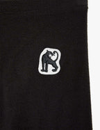 Mini Rodini - Панталони - Black Microfleece Trousers - Love|Labels