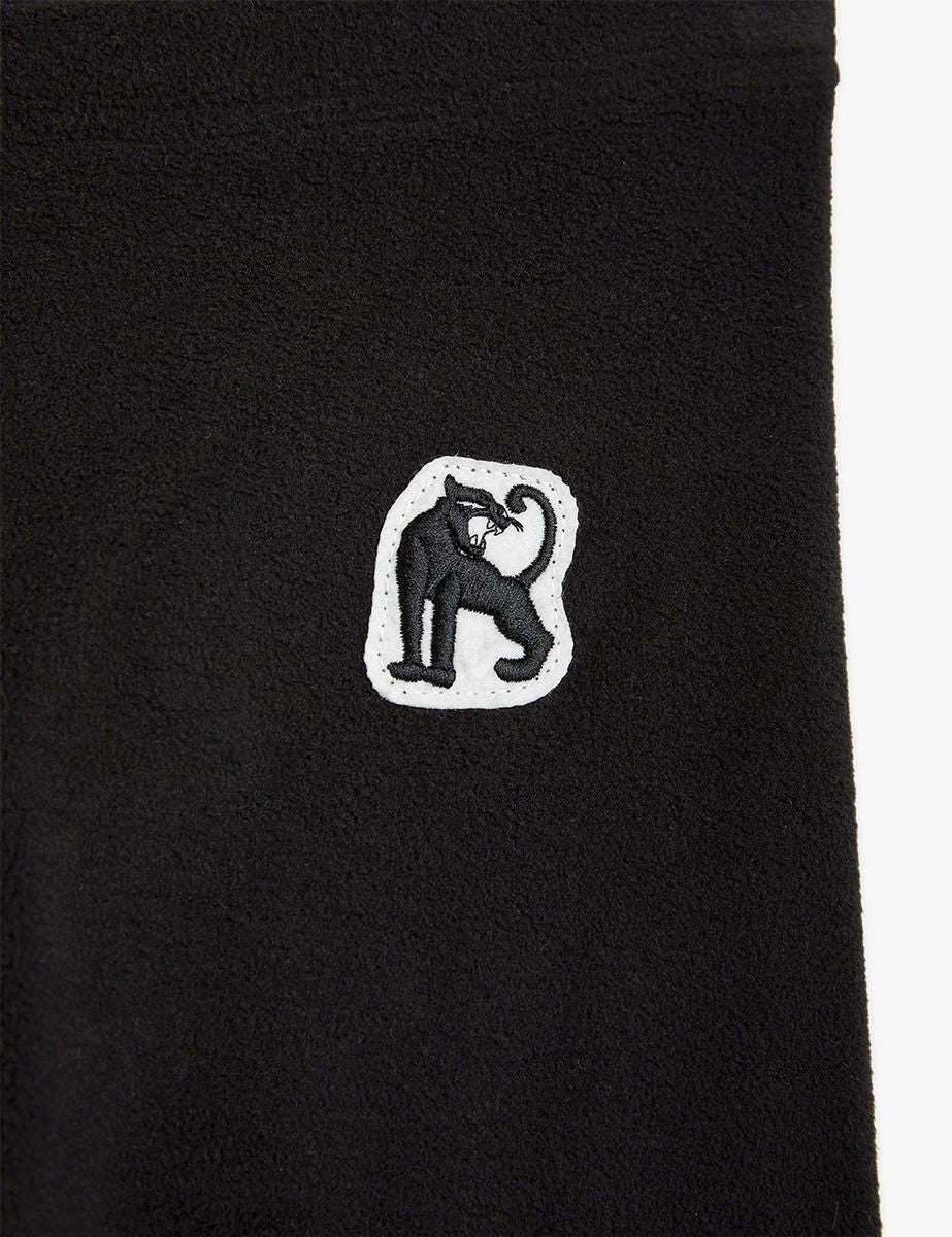 Mini Rodini - Панталони - Black Microfleece Trousers - Love|Labels