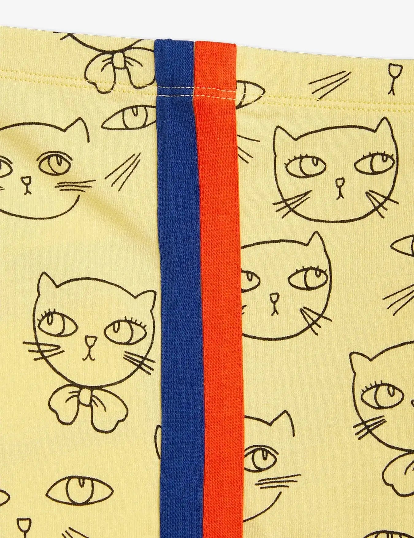 Mini Rodini - Cathletes Leggings Yellow - Love|Labels