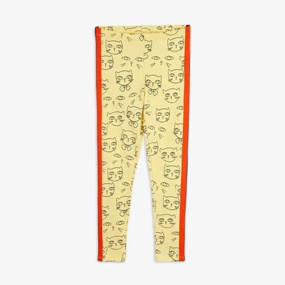 Mini Rodini - Cathletes Leggings Yellow - Love|Labels