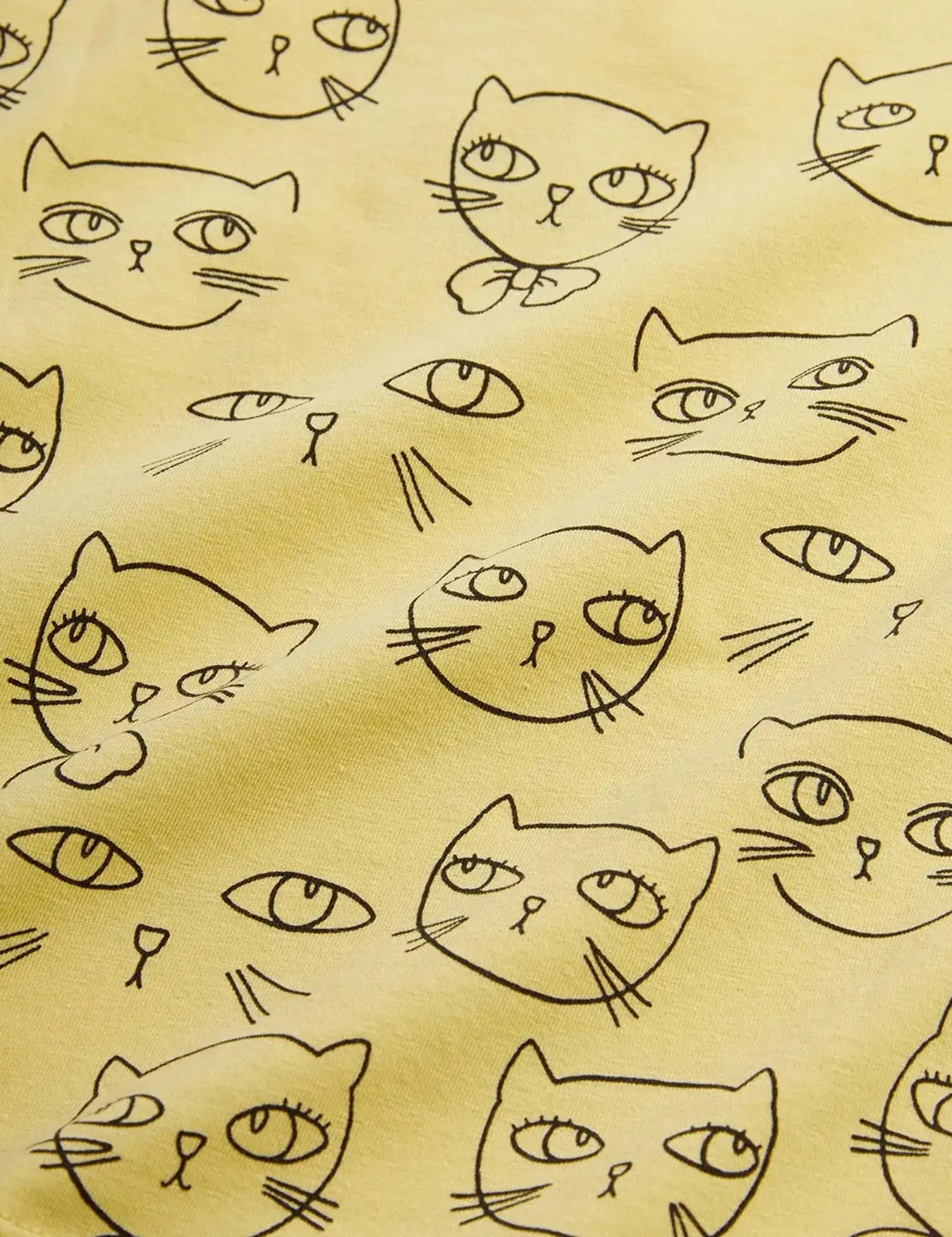 Mini Rodini - Cathletes Leggings Yellow - Love|Labels
