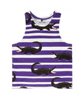 Crocodile Tank Top Purple