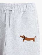 Mini Rodini - Панталони - Dog Embroidered Sweatpants - Love|Labels