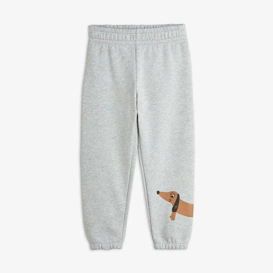 Mini Rodini - Панталони - Dog Grey Sweatpants - Love|Labels