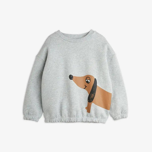 Mini Rodini - Блузи - Dog Grey Sweatshirt - Love|Labels