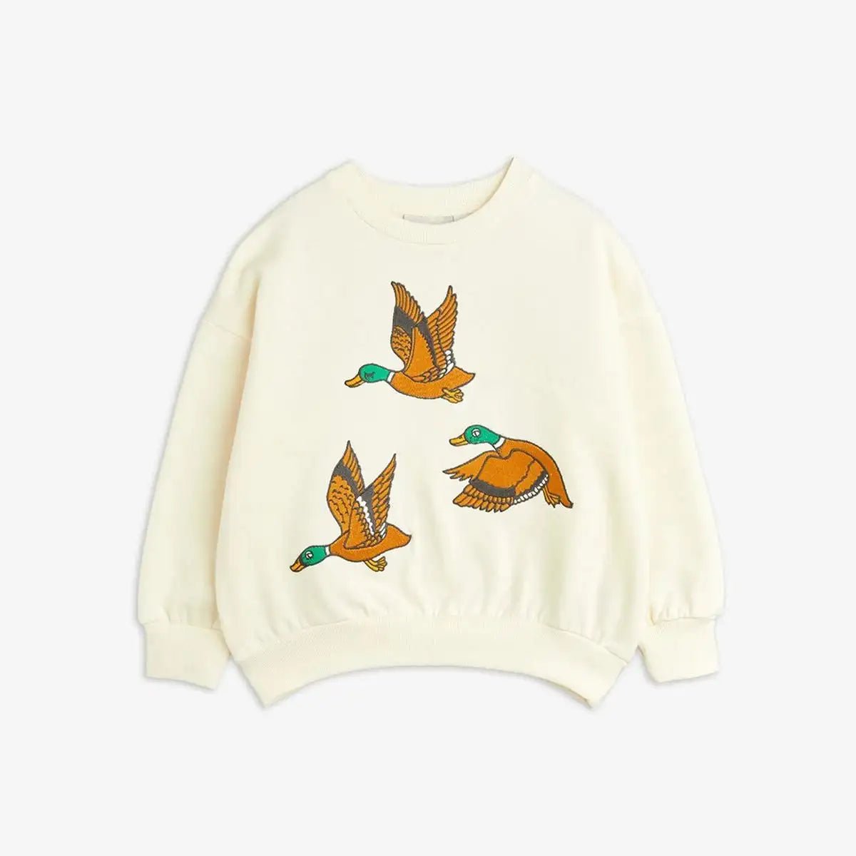 Mini Rodini - Блузи - Ducks Embroidered Sweatshirt - Love|Labels