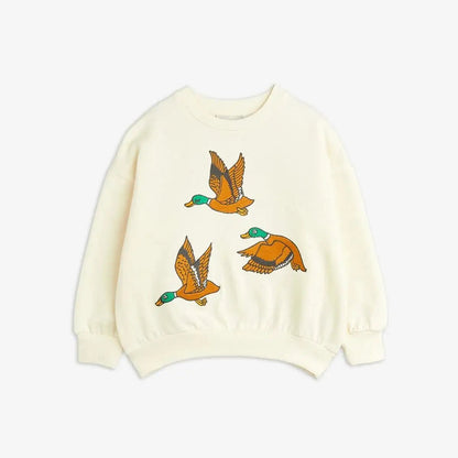 Mini Rodini - Блузи - Ducks Embroidered Sweatshirt - Love|Labels