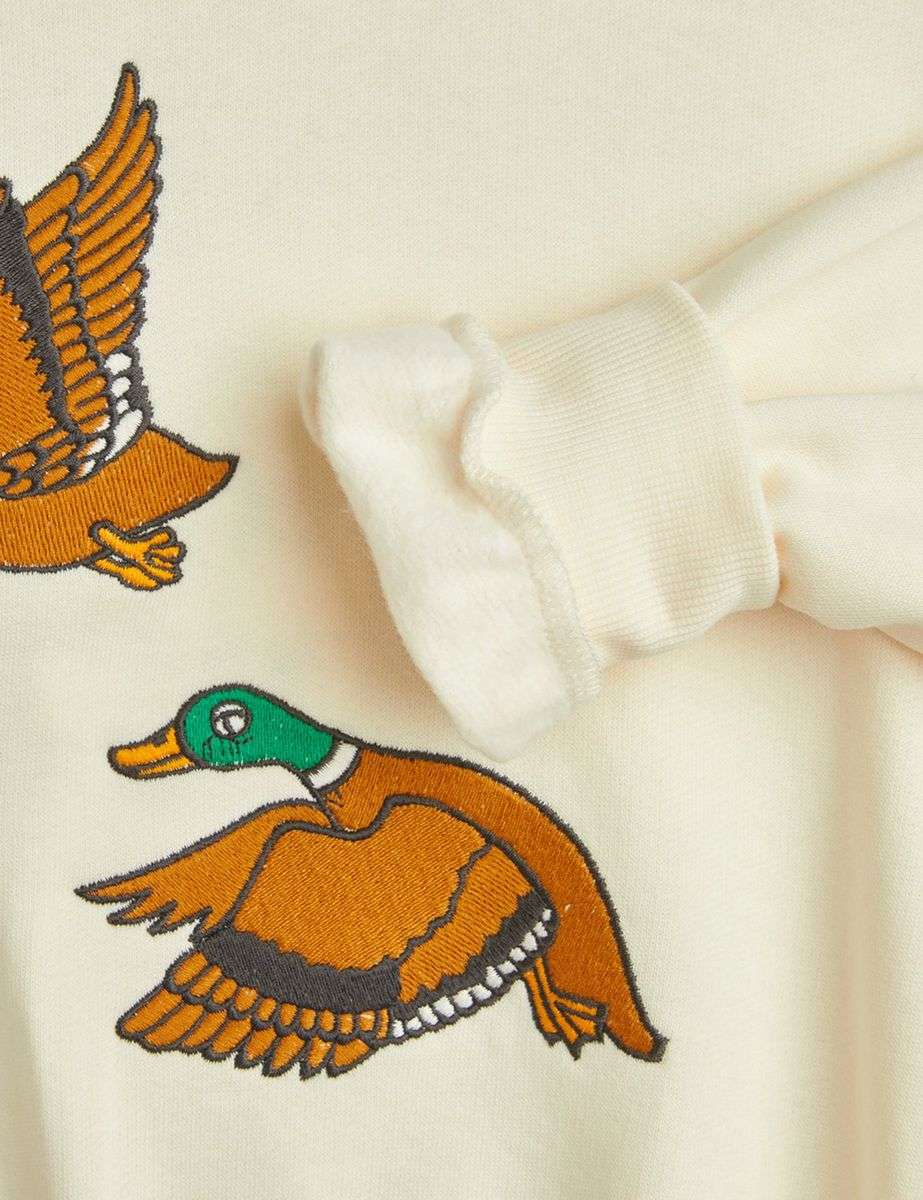 Mini Rodini - Блузи - Ducks Embroidered Sweatshirt - Love|Labels