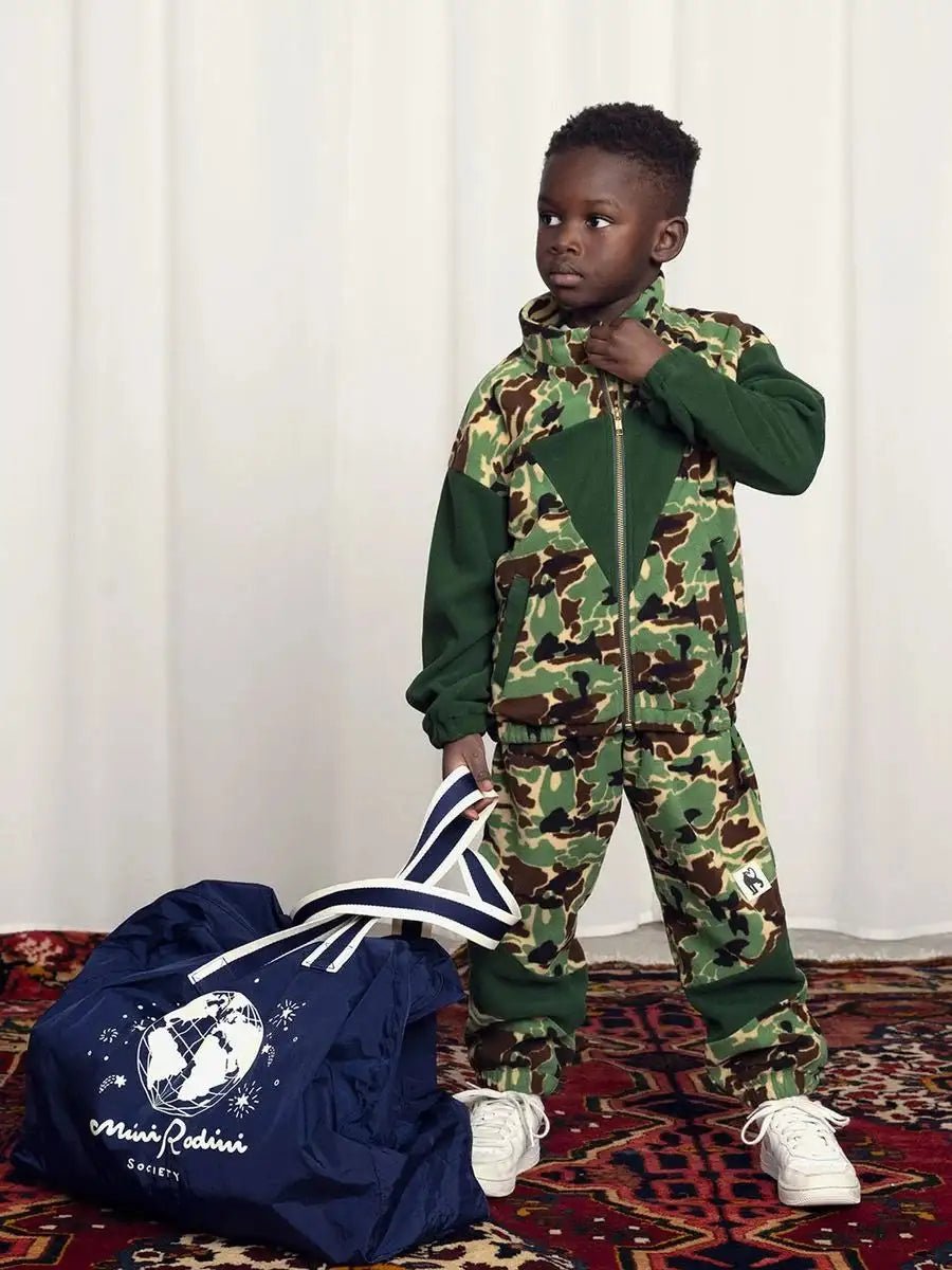 Mini Rodini - Панталони - Fleece Stripe Trousers - Love|Labels