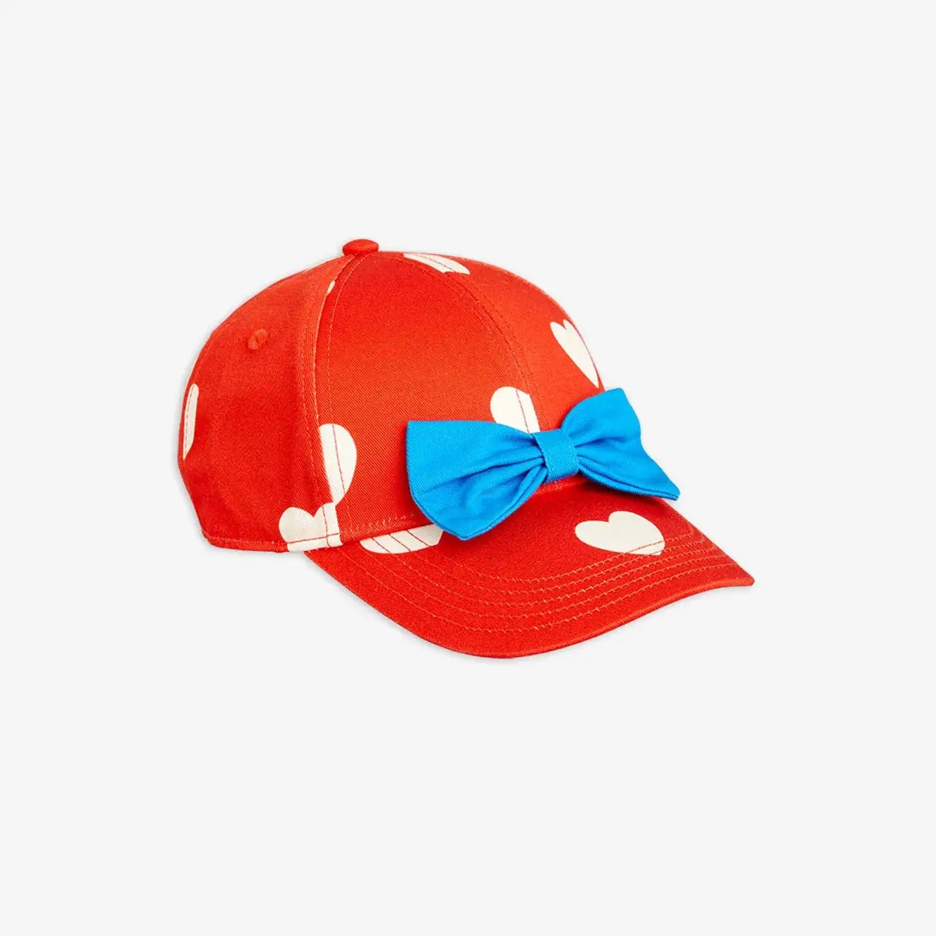Mini Rodini - Аксесоари - Шапки - Hearts Bow Cap - Love|Labels