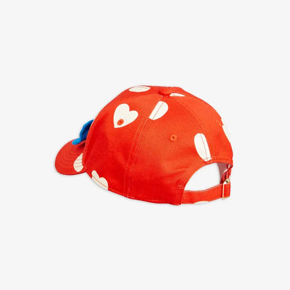 Mini Rodini - Аксесоари - Шапки - Hearts Bow Cap - Love|Labels