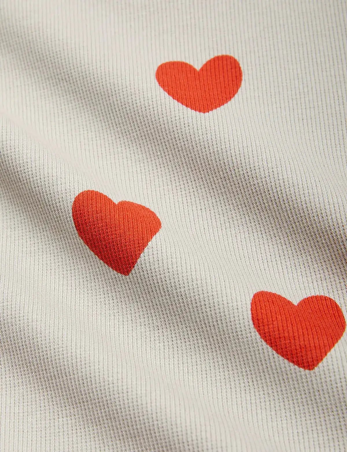 Mini Rodini - Блузи - Hearts Grey LS Tee - Love|Labels