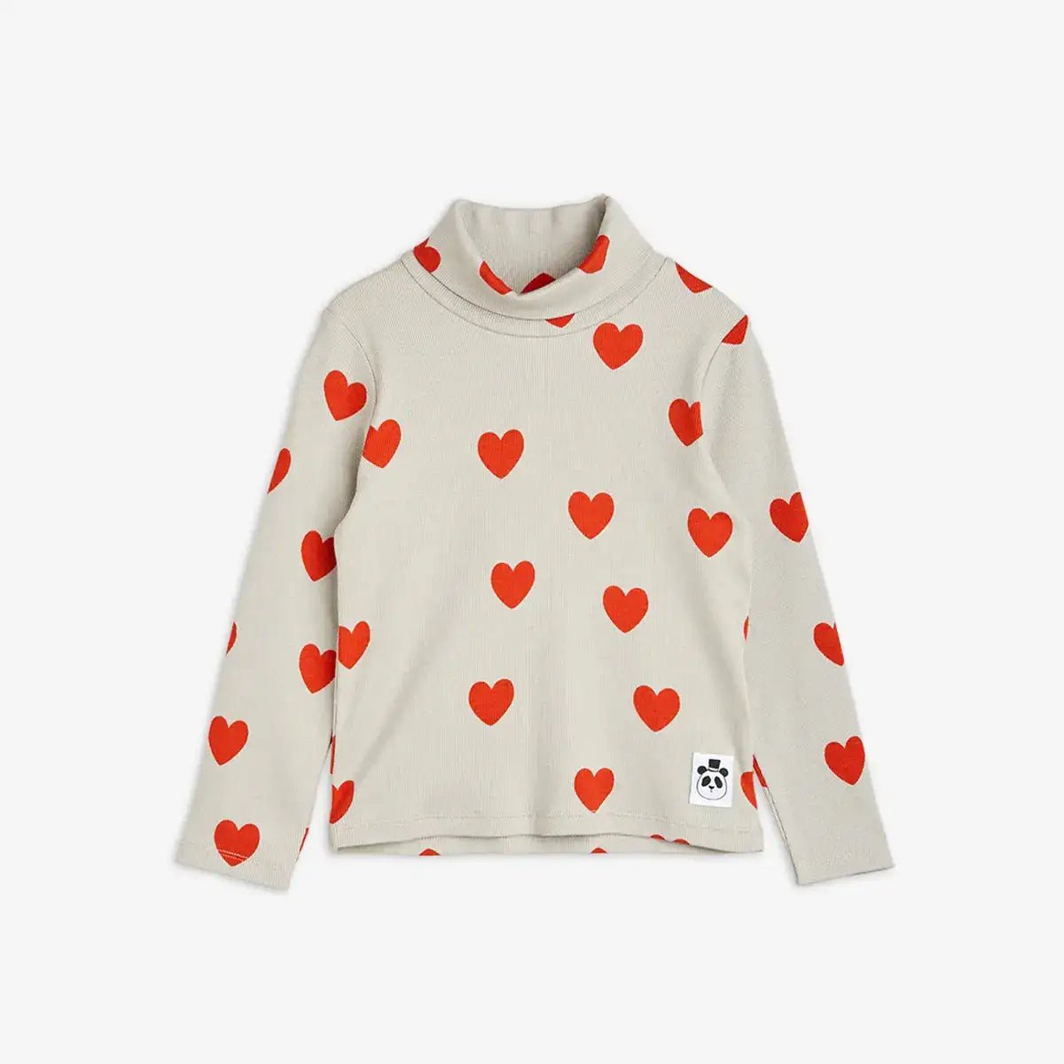 Mini Rodini - Блузи - Hearts Grey LS Tee - Love|Labels