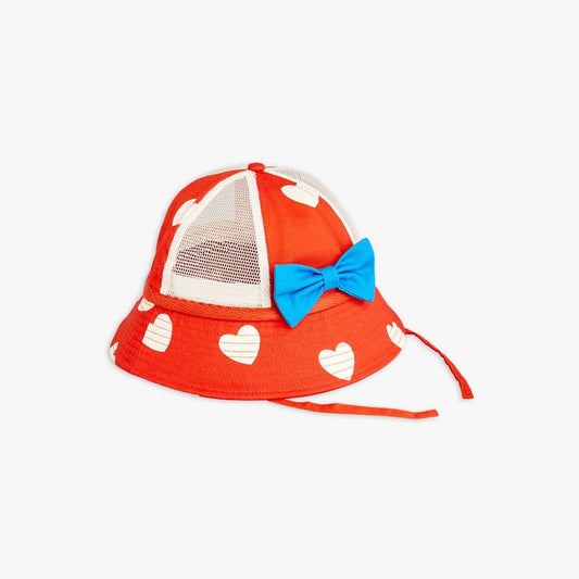Mini Rodini - Аксесоари - Шапки - Hearts Sun Hat - Love|Labels
