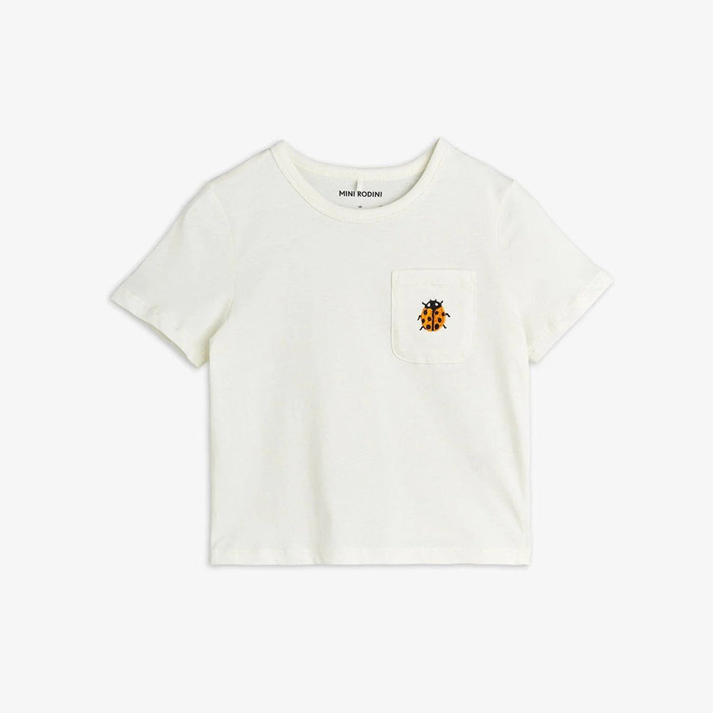 Mini Rodini - Тениски - Ladybug Pocket T-Shirt - Love|Labels