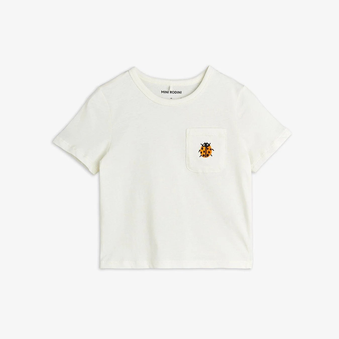 Mini Rodini - Тениски - Ladybug Pocket T-Shirt - Love|Labels