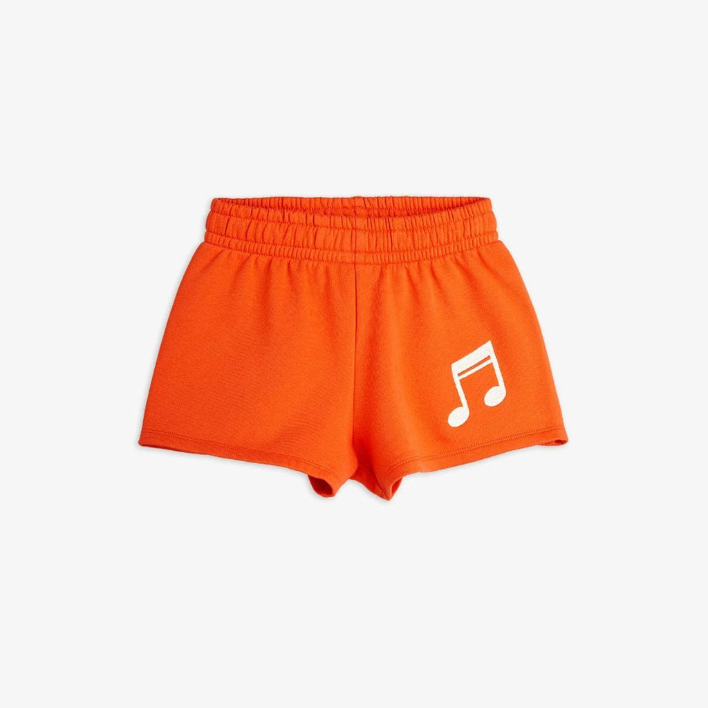 Mini Rodini - Шорти - Note Sweatshorts Red - Love|Labels
