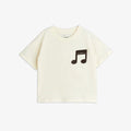 Mini Rodini - Тениски - Off - White Note T-Shirt - Love|Labels