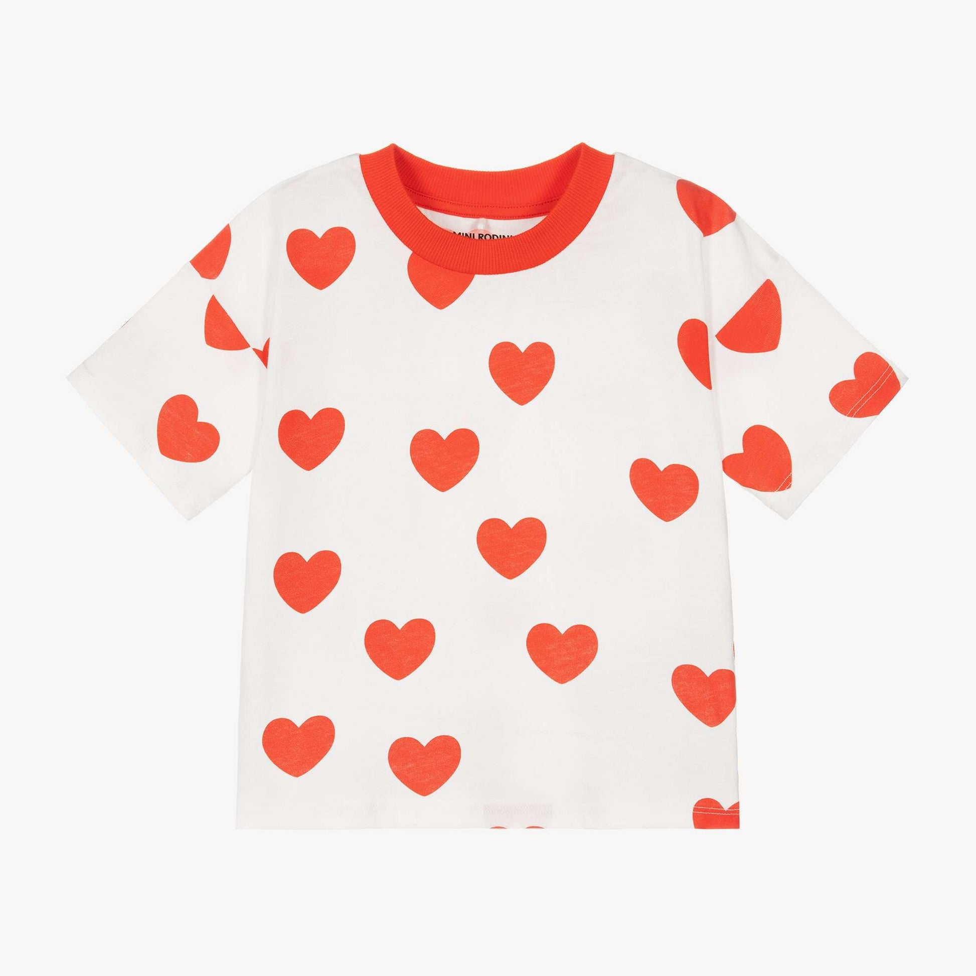 Mini Rodini - Тениски - Red Hearts T-Shirt - Love|Labels