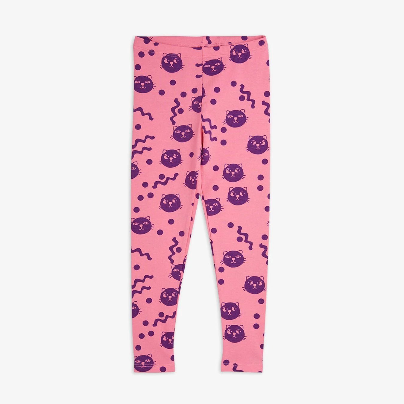 Mini Rodini - Клинове - Squiggly Cats Leggings - Love|Labels