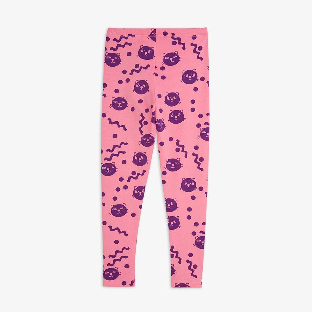 Mini Rodini - Клинове - Squiggly Cats Leggings - Love|Labels