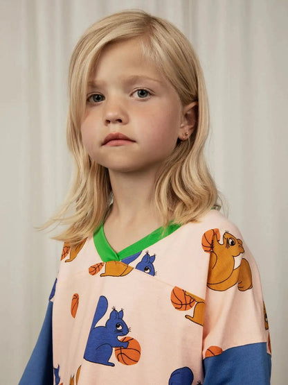 Mini Rodini - Тениски - Squirrels T-Shirt Oversize - Love|Labels
