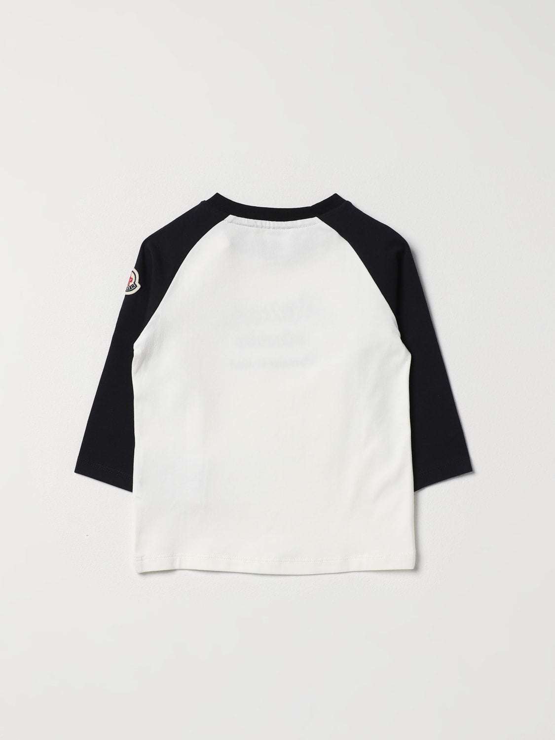 MONCLER - Блузи - Blue&White T-Shirt - Love|Labels