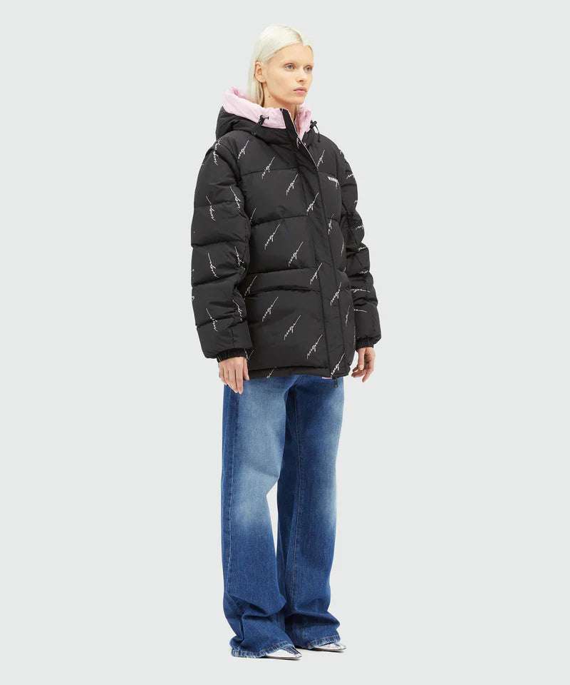 MSGM - Якета - Black 2 in 1 Down Jacket - Love|Labels