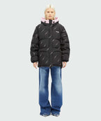 MSGM - Якета - Black 2 in 1 Down Jacket - Love|Labels