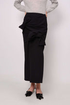 MSGM - Black Knots Skirt - Love|Labels