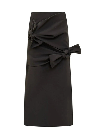 MSGM - Black Knots Skirt - Love|Labels