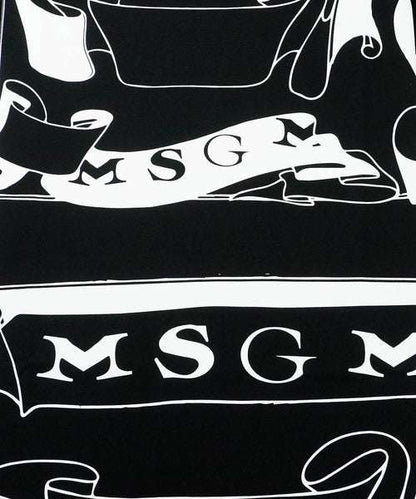 MSGM - Рокли - Black Printed Dress - Love|Labels