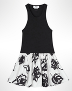MSGM - Рокли - Black Roses Tank Dress - Love|Labels