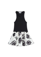 MSGM - Рокли - Black Roses Tank Dress - Love|Labels