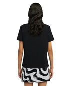MSGM - Тениски - Black T-shirt Strass Logo - Love|Labels