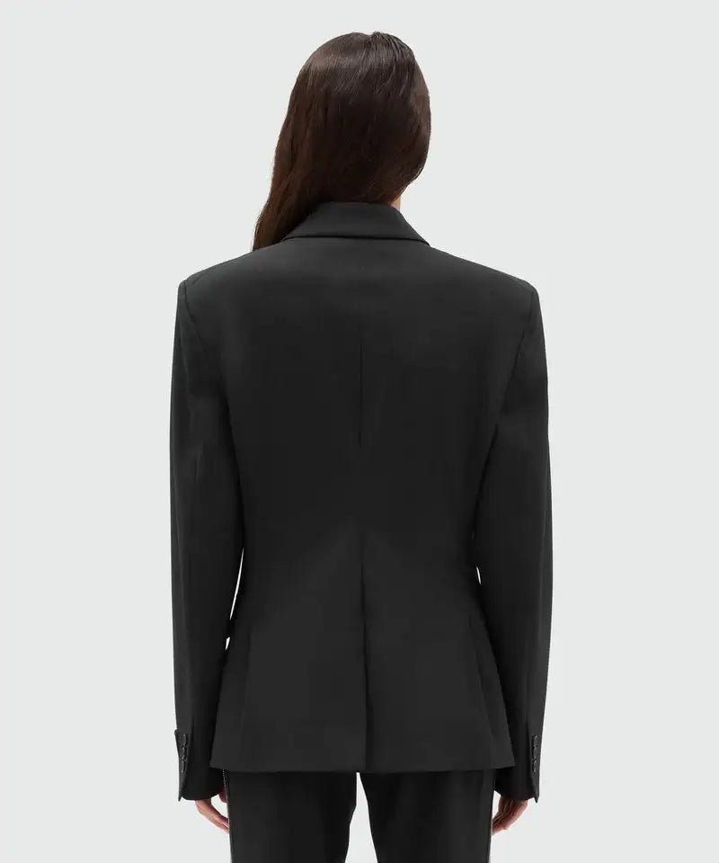 MSGM - Black Zip Blazer - Love|Labels