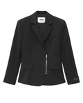 MSGM - Black Zip Blazer - Love|Labels
