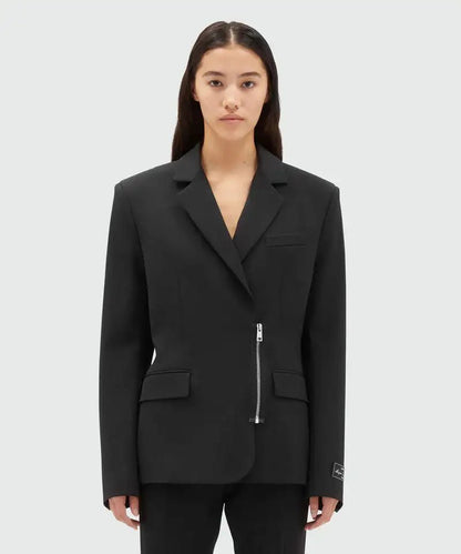 MSGM - Black Zip Blazer - Love|Labels