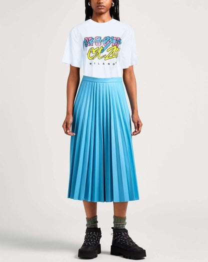 MSGM - Тениски - Colorful - Print Logo T-Shirt - Love|Labels