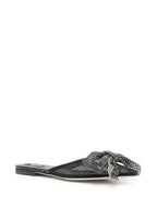 MSGM - Обувки - Crystal Embellished Bow Mules - Love|Labels