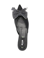 MSGM - Обувки - Crystal Embellished Bow Mules - Love|Labels