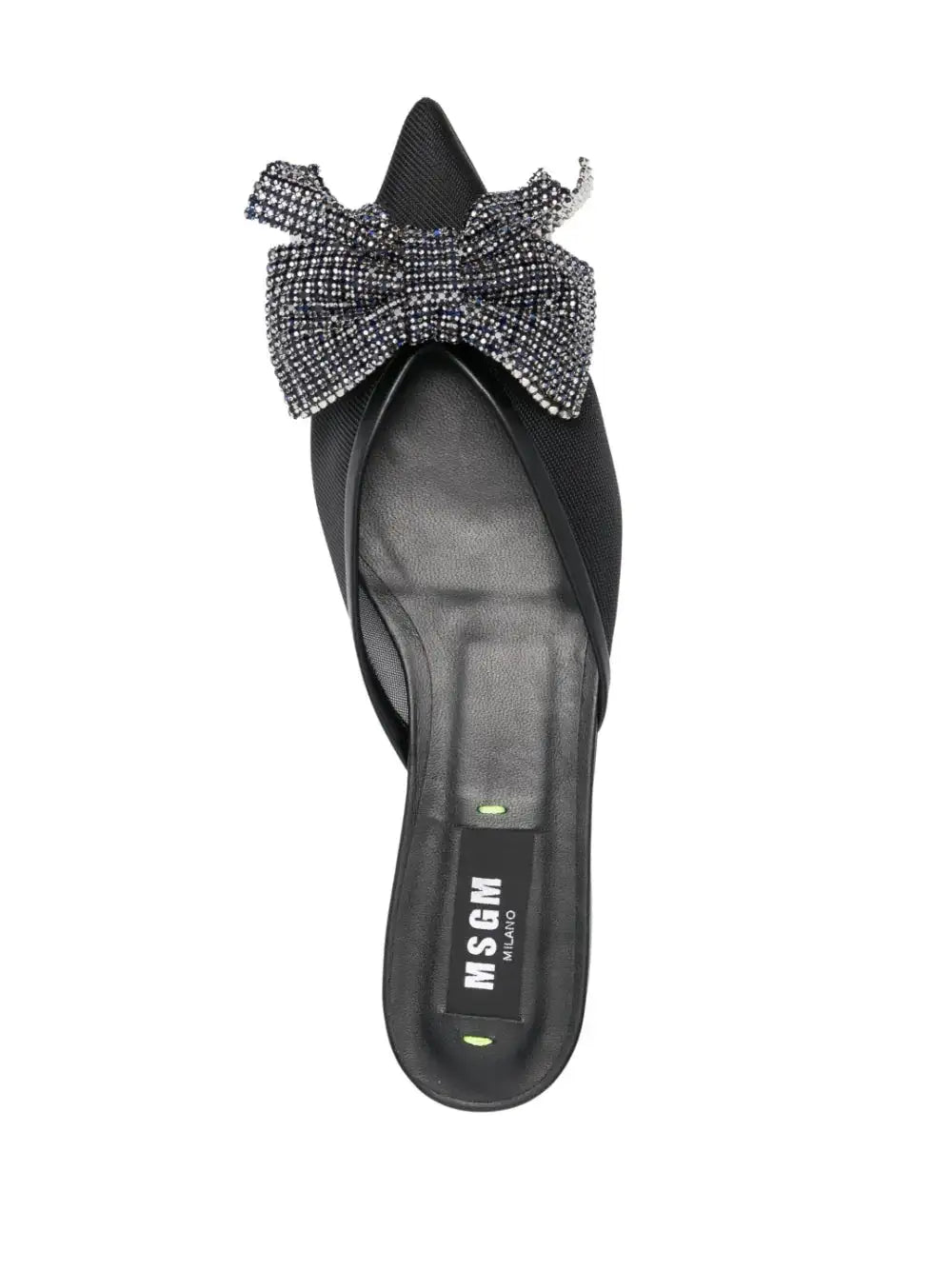 MSGM - Обувки - Crystal Embellished Bow Mules - Love|Labels