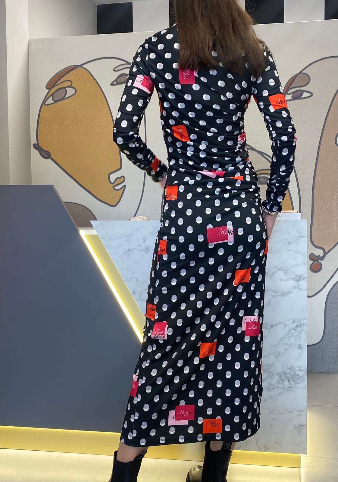 MSGM - Dots Print Dress - Love|Labels