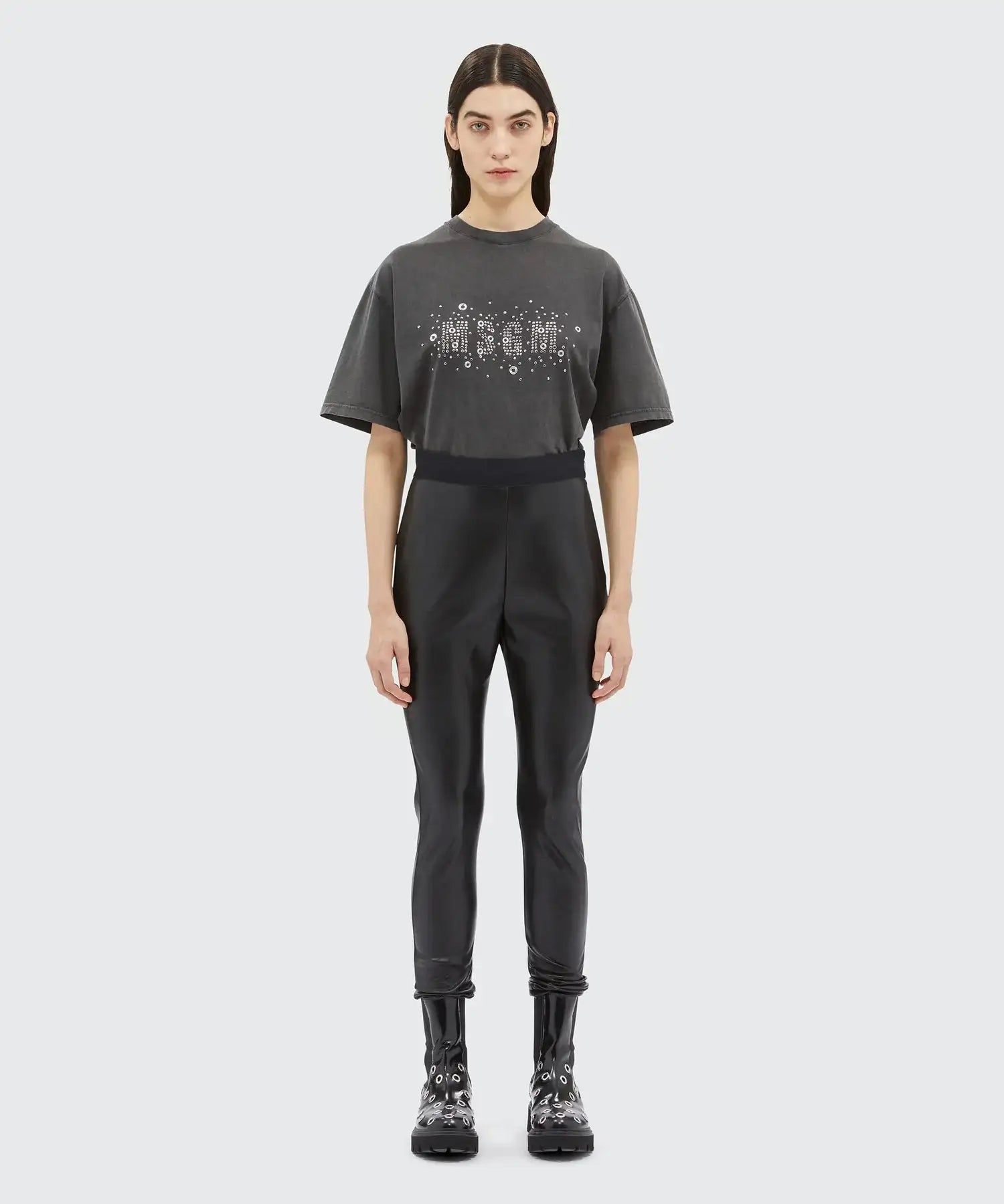 MSGM - Клинове - Faux - Leather Leggings - Love|Labels